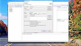 Eclipse: Create a Java Project with two Classes