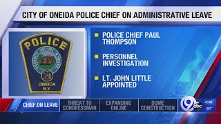City of Oneida Police Chief on administrative leave