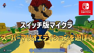 【マイクラスイッチ版】スーパーマリオエディションで遊ぼう！