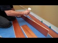 how to install a hardwood floating floor