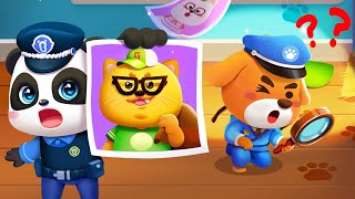 Baby Panda's Games: Sheriff Labrador | Become a Police Officer | Catch Bad Guys - Babybus Videos