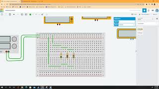 Breadboard Practice TinkerCAD Parallel