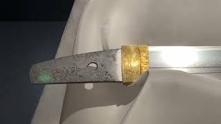 Important Sword Wakizashi Signed Hasebe Kunishige / 重要刀剣 脇指 銘 長谷部国重