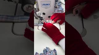 工序单针车压小袖袢单件26秒完成。 #sewing @Asiawu