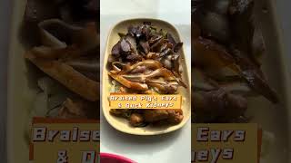 Braised Pig's Ears \u0026 Duck Kidneys   USD 2.74    猪耳拼鸭肾    #food #foodie #delicious #streetfood