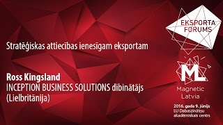 Eksporta forums 2016 | Building international strategic relationships for profitable exporting