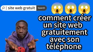 comment créer un site web gratuitement avec son téléphone