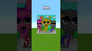 Minecraft Sprunki 1 bit 2 bits 4 bits 8 bits 16 bits 32 bits 64 bits