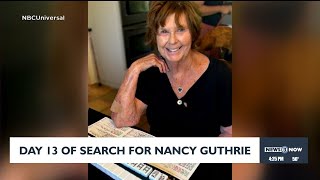 The search for Nancy Guthrie continues