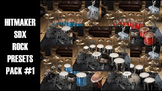 Superior Drummer 3 Hitmaker SDX Rock Presets Pack #1 (5 presets)