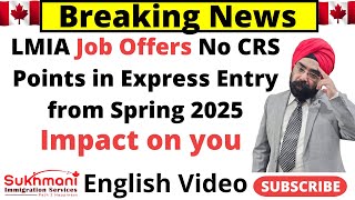 New Updates on Claiming Job Offer/LMIA Points in Express Entry||English Video||Sukhmani Immigration