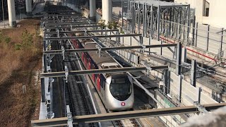 [Trial operation] Trains at Hung Hom Station, MTR Tuen Ma Line -- 20 FEB 21