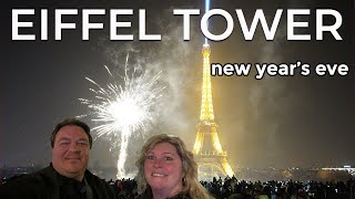 TROCADERO PARIS EIFFEL TOWER. PARIS FRANCE KNOWS HOW TO THROW A NEW YEAR'S PARTY!