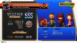 Theatrhythm ~Final Bar Line~ FFVII REMAKE: J-E-N-O-V-A - Quickening [Ultimate, Perfect Chain, SSS]