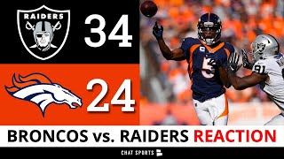 Denver Broncos News & Rumors After Week 6 Loss vs. Raiders: Teddy Bridgewater, Vic Fangio + Recap