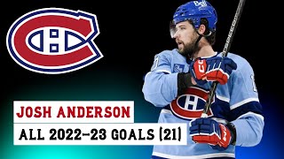 Josh Anderson (#17) All 21 Goals of the 2022-23 NHL Season