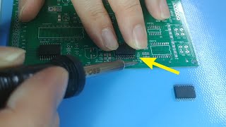 37.SMD SOP IC 차분히 납땜하기ㅣSoldering  smd SOP IC calmy.