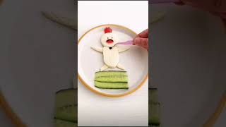 A doll made with cucumber and bread👍👀 #music #shorts #viralvideo #trendingshorts #popular