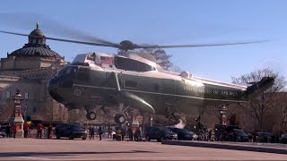 President Biden leaves Capitol, as President Trump takes office  | VOA News