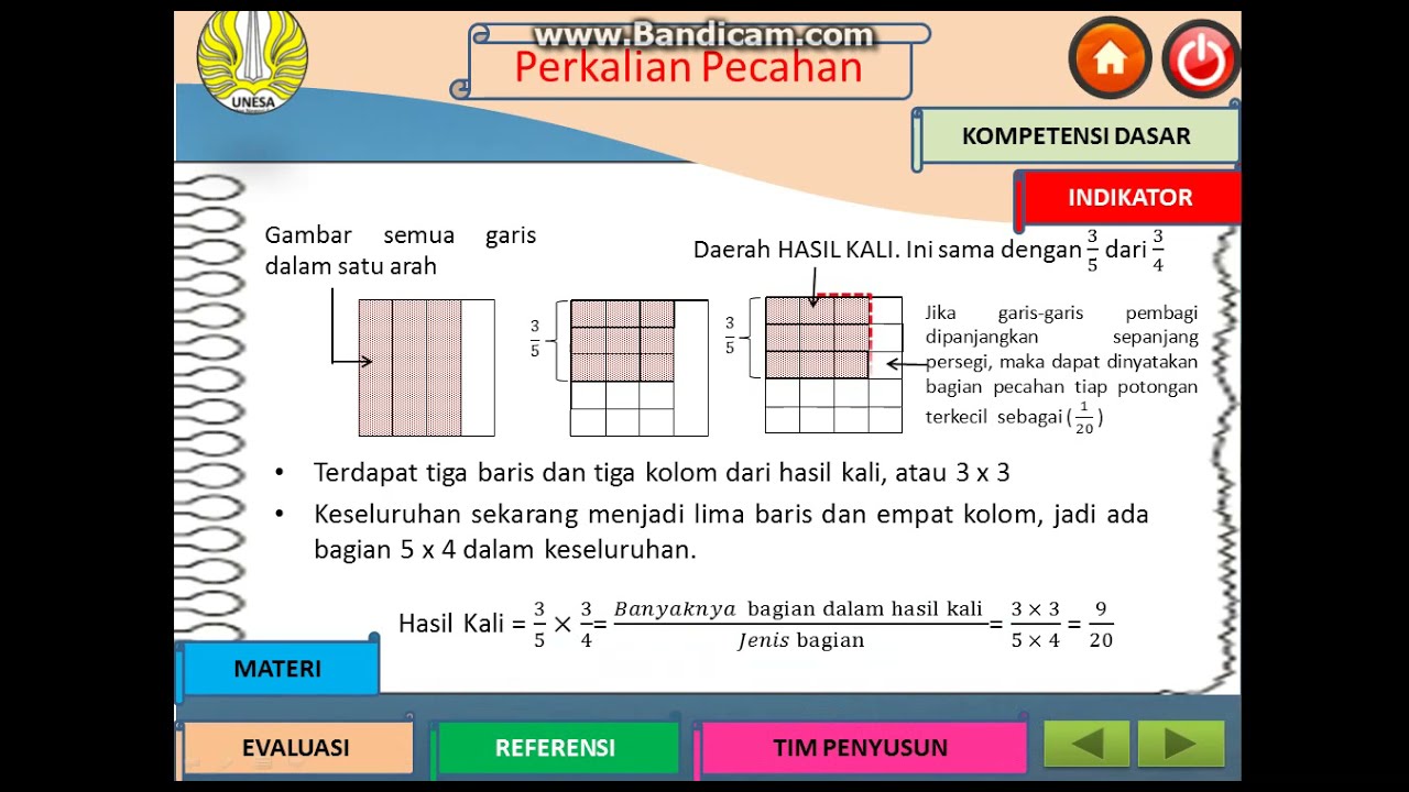 Perkalian Dan Pembagian Bilangan Pecahan YouTube