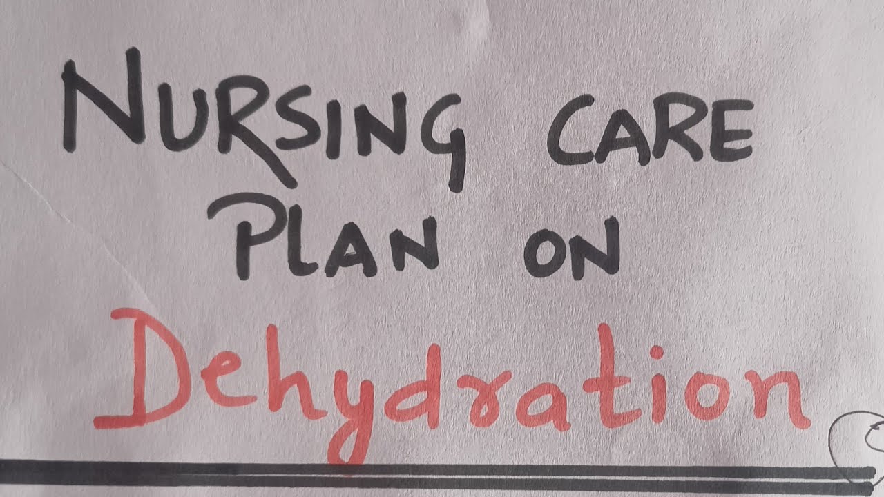 NCP On Dehydration - #dehydration - Nursing Care On Dehydration - Care ...