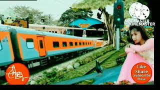 Istisaner Rail Gari Ta l ইষ্টিশনের রেল গাড়িটা। @evershineakroyl Runa Laila l by Amal Kumar Roy