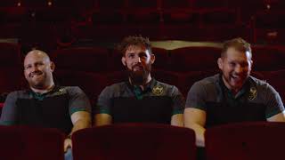 Northampton Saints' Rugby Players Try Extreme Cinema | Cineworld 4DX