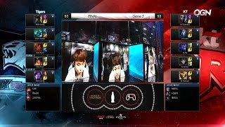 ROX vs KT Game 5 Highlights - ROX TIGERS vs KT ROLSTER LCK 2016 LOL Champions Summer Playoff Final