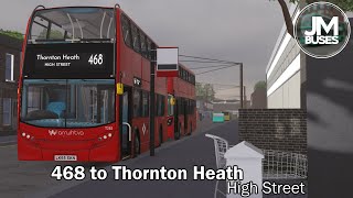 Rapid night trip | 468 to Thornton Heath: High Street with Arriva T282 | Croydon 1.3