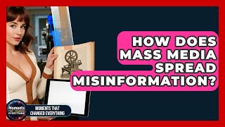 How Does Mass Media Spread Misinformation? - Moments That Changed Everything