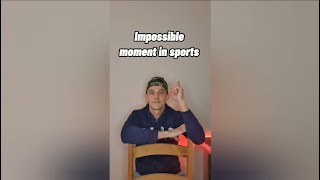Impossible moment in sports #shorts #Baseball