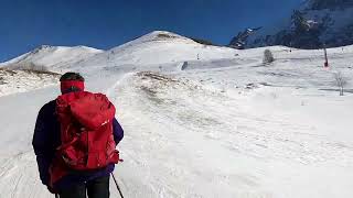 Vlog Day 2_ឡើងភ្នំទឹកកក_ Climbing the snowy mountain in winter _Escalade en hiver