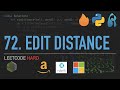 LeetCode 72. Edit Distance | Bottom Up DP | Python 3 | for Coding Interviews