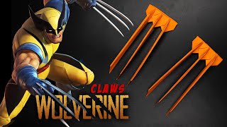 Origami Wolverine Claws || How to make paper Ninja Claws