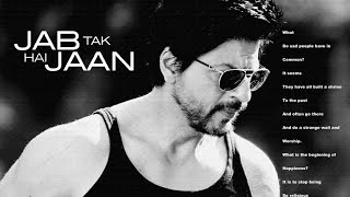 Yadhaash bhi kitni ajeeb cheez hoti hai | SRK | Shah Rukh Khan | Jab Tak Hai Jaan 💖