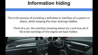 Algorithms - Information hiding