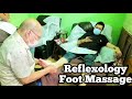 80岁 Mr Michael Tan 36 Years Reflexology Foot Massage in Penang Malaysia 槟城陈泽深先生脚底按摩示范