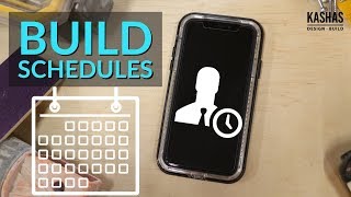 How We Create A Build Schedule