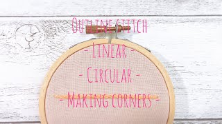 Outline Stitch (Linear, Circular, Corners)