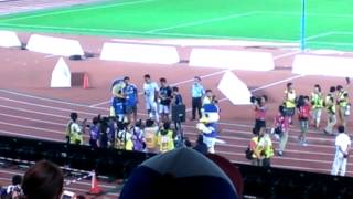 2013.8.28 横浜Fマリノス vs 浦和レッズ ヒーローインタビュー マルキーニョス\u0026榎本哲也