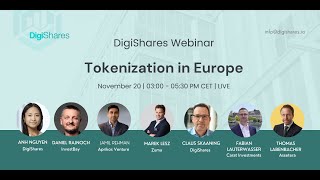 Webinar: Tokenization in Europe - Compliance, Challenges, and Opportunities