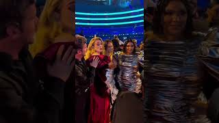 Adele, Beyoncé and Lizzo at the 65th GRAMMY Awards. #adele #beyonce #lizzo