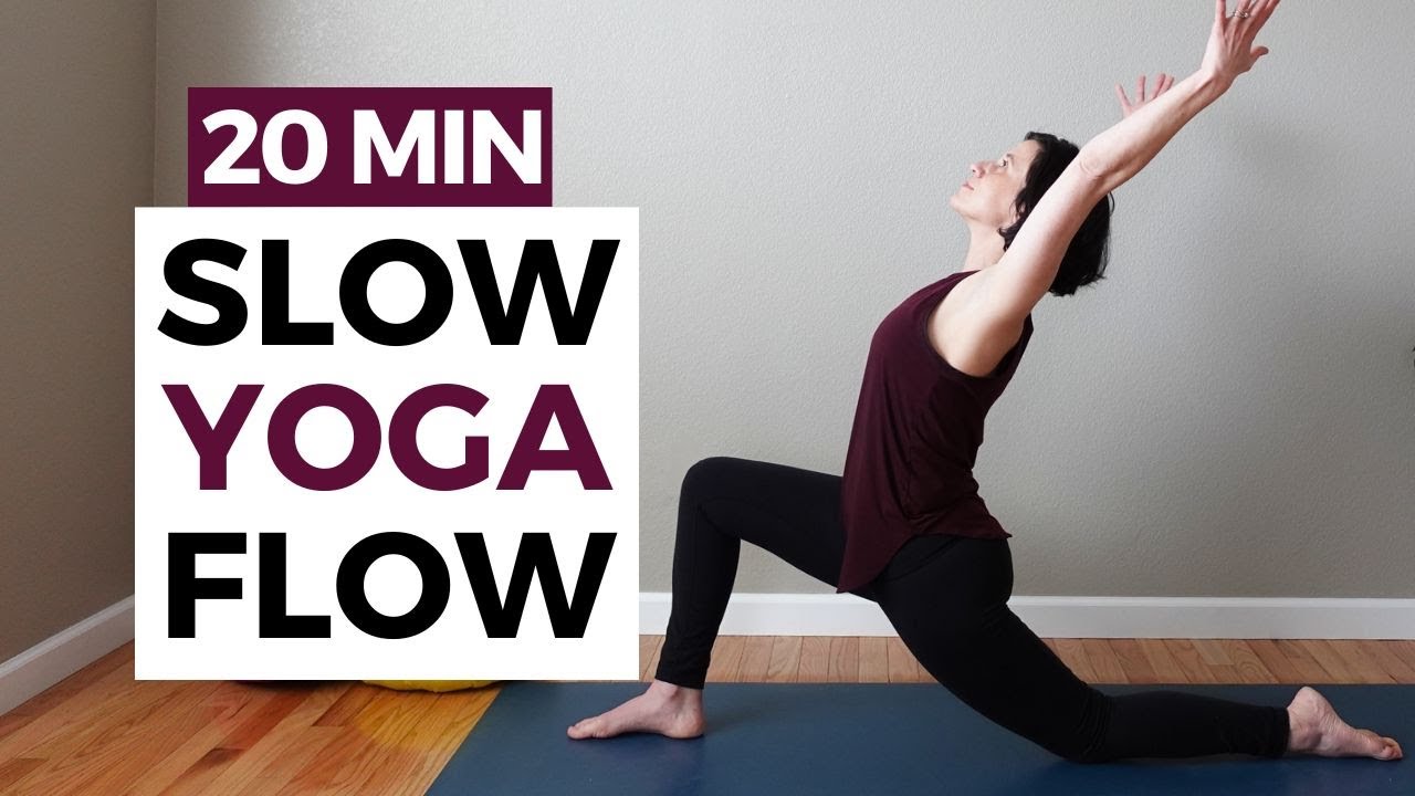 Slow Flow Vinyasa Yoga | All Levels | 20 Minute Class - YouTube