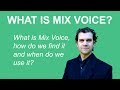 What is Mix Voice? - A Quick Tip