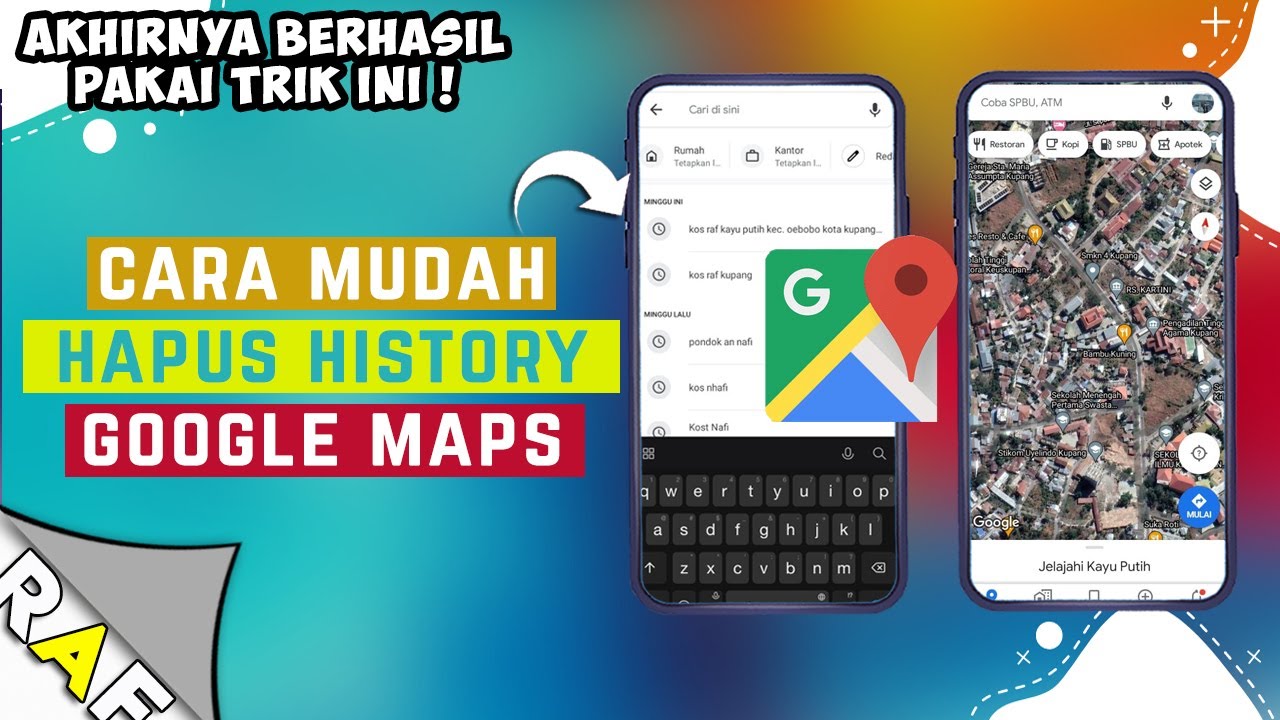 Berhasil 100 % ! Cara Mudah Menghapus History Google Maps - YouTube