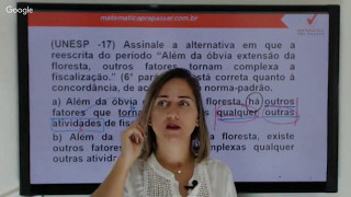 Português - Concordância Verbal e Nominal - Banca VUNESP - Professora Débora Kelmer