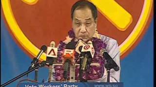 WP's Low Thia Khiang at Aljunied GRC rally, May 5 (Part 2)