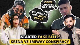 EMIWAY vs KRSNA BEEF ☠️ CONSPIRACY ☠️ REACTION