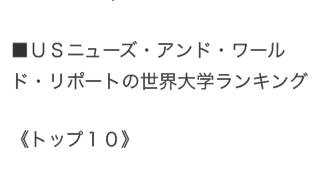 世界大学ランキング　ハーバード１位、東大２４位 米誌が世界