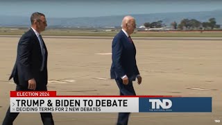 Trump and Biden to debate: Deciding terms for 2 new debates
